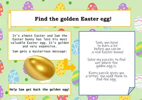 Vorschau - Arbeitsblätter - Escape game - Find the golden Easter egg! - Seite 3