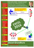 Vorschau - Unterrichtsreihen - Microsoft Excel 2016 Grundkurs - optimiert + erweitert - Deckblatt