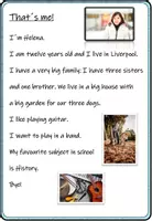 Vorschau - Arbeitsblätter - Walk and Write: That´s me! (Laufdiktat in Englisch) - Seite 2