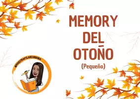 Vista previa - Tarjetas / Manipulativos - MEMORY DEL OTOÑO @maestrapilarcordoba - Portada