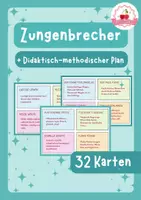 Vorschau - Stundenentwürfe - Zungenbrecher + Methoden/ Ideen für den Einsatz 2.-4.Klasse - Deckblatt