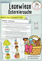 Vorschau - Spiele - Lesewiese "Ostereiersuche" I Kl. 1+2 - Deckblatt
