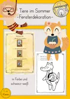 Vorschau - Mal- und Bastelvorlagen - Sommer - Deckblatt