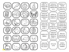 Vista previa - Manualidades / Dibujos para colorear - SEGUEIX LES INSTRUCCIONS - página 1