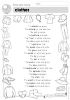 Vorschau - Arbeitsblätter - Materialpaket - "Clothes" Arbeitsblätter (Englisch 3. / 4. Klasse) - Deckblatt