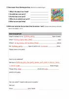 Vorschau - Arbeitsblätter - Writing an invitation to a party (differenziert) - Seite 3