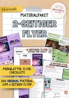 Vorschau - Arbeitsblätter - 2-Seitiger Flyer | Original | Materialpakt | WiK | Gestaltungsprinzipien - Deckblatt