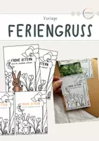 Vorschau - Anderer Materialtyp - Feriengruß Ostern / Wachstumsgedanke - Deckblatt