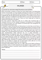 Vorschau - Arbeitsblätter - Kalorien Physik Arbeitsblätter mit Lösungen Lesetext - Seite 1
