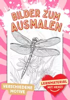 Vorschau - Arbeitsblätter - Ausmalbilder Libellen - Seite 1