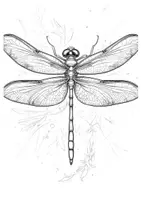 Vorschau - Mal- und Bastelvorlagen - Ausmalbild Libellen Kunst Ausmalbilder Insekten ausmalen Lückenfüller - Seite 3