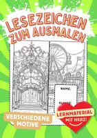 Vorschau - Arbeitsblätter - Lesezeichen Zirkus - Deckblatt