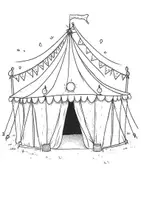 Vorschau - Ausmalbilder Zirkus - Seite 3