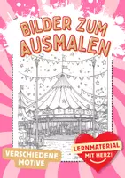 Vorschau - Kunst Zirkuszelt Ausmalbild Zirkus Kunstideen Ausmalbilder ausmalen - Deckblatt