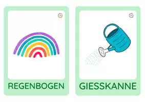 Vorschau - Stationenlernen - Frühling Flashcards - Seite 3
