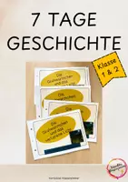 Vorschau - Arbeitsblätter - 7 Tage Geschichte_Die Glühwürmchen und das verlorene Licht - Deckblatt