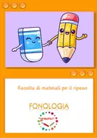 anteprima - Esercizi - Fonologia - Raccolta di materiali per il ripasso - Pagina di copertina