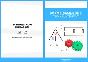 Vorschau - Arbeitsblätter - Technik - Formelsammlung inklusive zahlreicher Rechenaufgaben - Seite 1