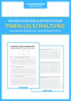 Vorschau - Arbeitsblätter - Technik - Parallelschaltung - Rechenaufgaben auf zwei Niveaustufen - Deckblatt