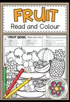 Vorschau - Arbeitsblätter - FRUIT - Read and Colour (2-fach differenziert) - Deckblatt
