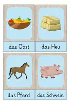 Vorschau - Bildkarten - Bild und Wortkarten Bauernhof - Freebie - Seite 3