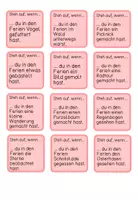 Vorschau - Aufgabenkarten - Steh auf wenn...Zurück aus den Osterferien - Seite 2