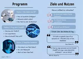 Vorschau - Arbeitsblätter - 4-Seitiger Flyer | Falzflyer | Dokumentgestaltung mit Word | WiK | Informatik - Seite 3