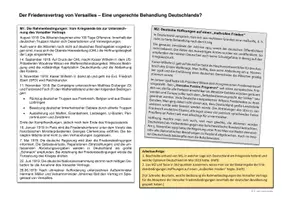 Vorschau - Stundenentwürfe - Der Versailler Vertrag - Eine ungerechte Behandlung Deutschlands? Genese eines Unrechtsgefühls (Stundenentwurf) - Seite 3