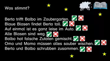 Vorschau - Quiz - Lesequiz Klasse 1 Berta und Balbo - Seite 3
