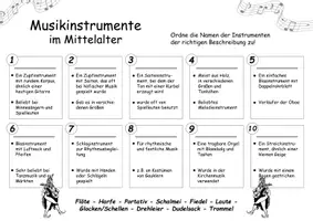 Vorschau - Arbeitsblätter - Musikepochen MITTELALTER Musik Arbeitsblätter - Seite 3