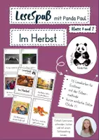 Vorschau - Fördermaterial/Inklusion - Im Herbst, Lesekarten für Erstleser (Silbenmethode), Nr. 011 - Deckblatt