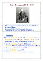 Vorschau - Arbeitsblätter - Gedicht "Ein bisschen mehr Friede" von Peter Rosegger - Seite 2
