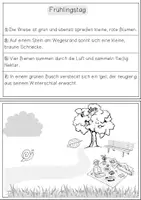 Vorschau - Arbeitsblätter - Lesen - Hören - Malen - Patnerlesen/Tandemlesen: Frühling/Ostern - Seite 3