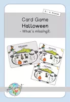 Vorschau - Spiele - What's missing? Kartenspiel Halloween - Deckblatt