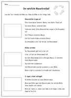 Vorschau - Arbeitsblätter - Wasserkreislauf - vereinfachter Lesetext und Bildkarten zur Sprachförderung - Seite 1