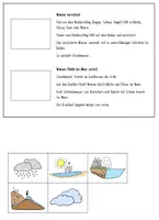 Vorschau - Arbeitsblätter - Wasserkreislauf - vereinfachter Lesetext und Bildkarten zur Sprachförderung - Seite 2