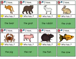 Vorschau - Spiele - I have... Who has...? Animals - Seite 2