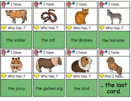 Vorschau - Spiele - I have... Who has...? Animals - Seite 3