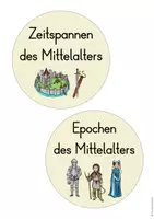 Vorschau - Arbeitsblätter - Phasen des Mittelalters (Zeiten): Legekreis & Arbeitsblätter (3./4. Klasse) - Seite 2