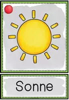 Vorschau - Bildkarten - DER FRÜHLING - Bild- und Wortkarten (DAF/DAZ) - Seite 1