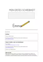 Vorschau - Arbeitsblätter - Mein erstes Schreibheft - Seite 1