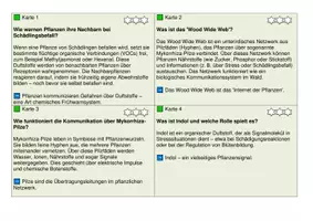 Vorschau - Merkblätter - Wie kommunizieren Pflanzen? - Lernkartei & Checkliste - Seite 2