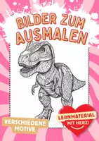 Vorschau - Mal- und Bastelvorlagen - Ausmalbilder Jungs - Deckblatt