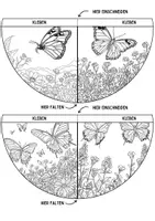 Vorschau - Arbeitsblätter - Schmetterlinge Lesezeichen Leseecke ausmalen Insekten Kunst basteln Ausmalbilder - Seite 3
