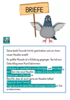 Vorschau - Arbeitsblätter - Briefe schreiben - Deckblatt