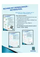 Vorschau - Arbeitsblätter - Rechnen mit Dezimalzahlen - Bundle - Deckblatt