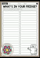 Vorschau - Arbeitsblätter - What's in your fridge? - Worksheet - Deckblatt