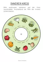 Vorschau - Arbeitsblätter - VEGETABLES - Vocabulary Wheel - Seite 3