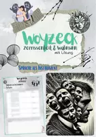 Vorschau - Unterrichtsreihen - Woyzeck | Drama: Sprache als Instrument – Die soziale Bedeutung der Figuren in Woyzeck (11. & 12. & 13. Klasse | Deutsch | Oberstufe | Abitur | Dramenanalyse) - Deckblatt