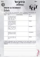 Vorschau - Unterrichtsreihen - Woyzeck | Drama: Sprache als Instrument – Die soziale Bedeutung der Figuren in Woyzeck (11. & 12. & 13. Klasse | Deutsch | Oberstufe | Abitur | Dramenanalyse) - Seite 1